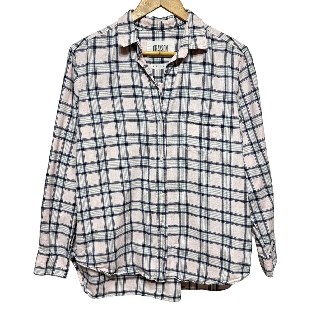 Grayson Frank & Eileen The Hero Shirt Plaid Cotton Button Down Shirt X-Large